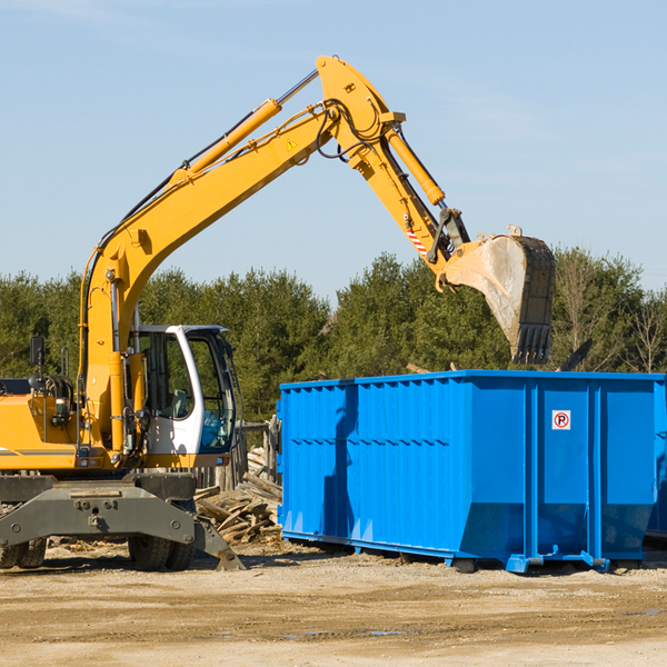 are there any restrictions on where a residential dumpster can be placed in Callaway FL